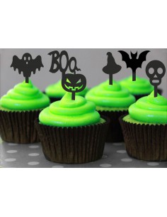 Mini Toppers Halloween para Cupcakes variados 2