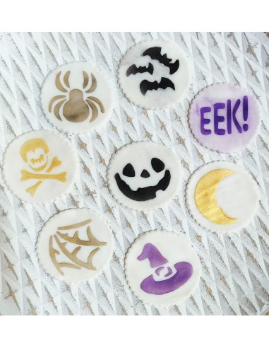 Set 8 stencils Halloween