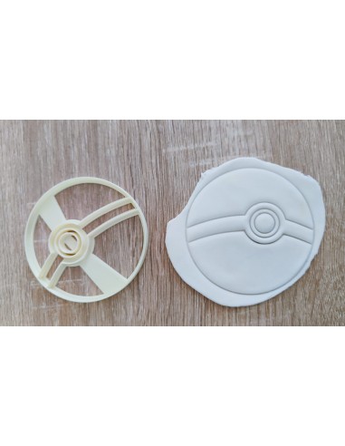 Cortador Pokeball con marcador