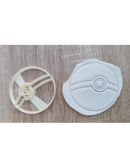 Cortador Pokeball con marcador