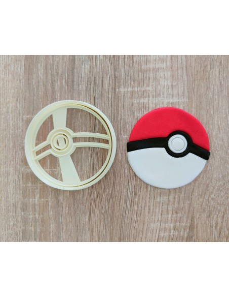 Cortador Pokeball con marcador