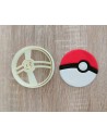 Cortador Pokeball con marcador