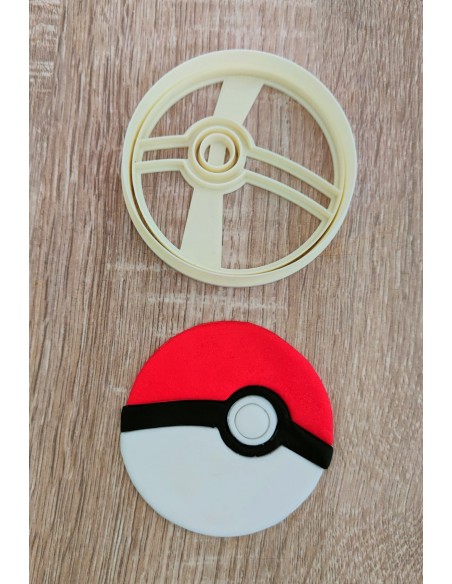 Cortador Pokeball con marcador