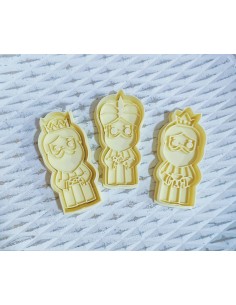 Set 3 Cortadores + marcadores Reyes Magos