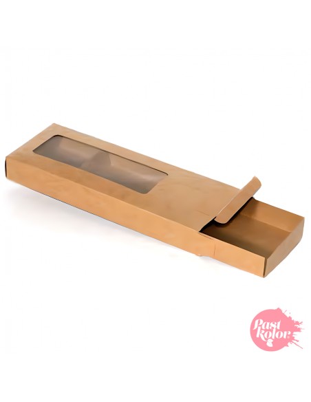 Caja para turrón kraft 25,5 cm