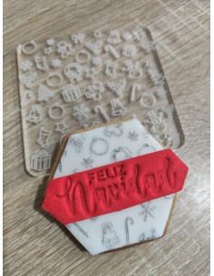 Sello dibujos Navideños para galletas 2