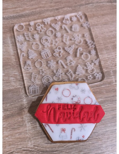 Sello dibujos Navideños para galletas