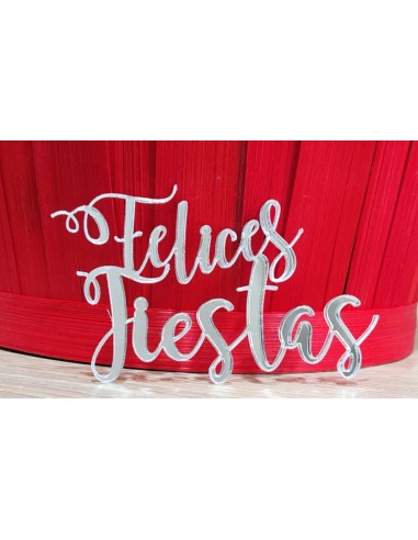 Felices Fiestas frontal para tarta