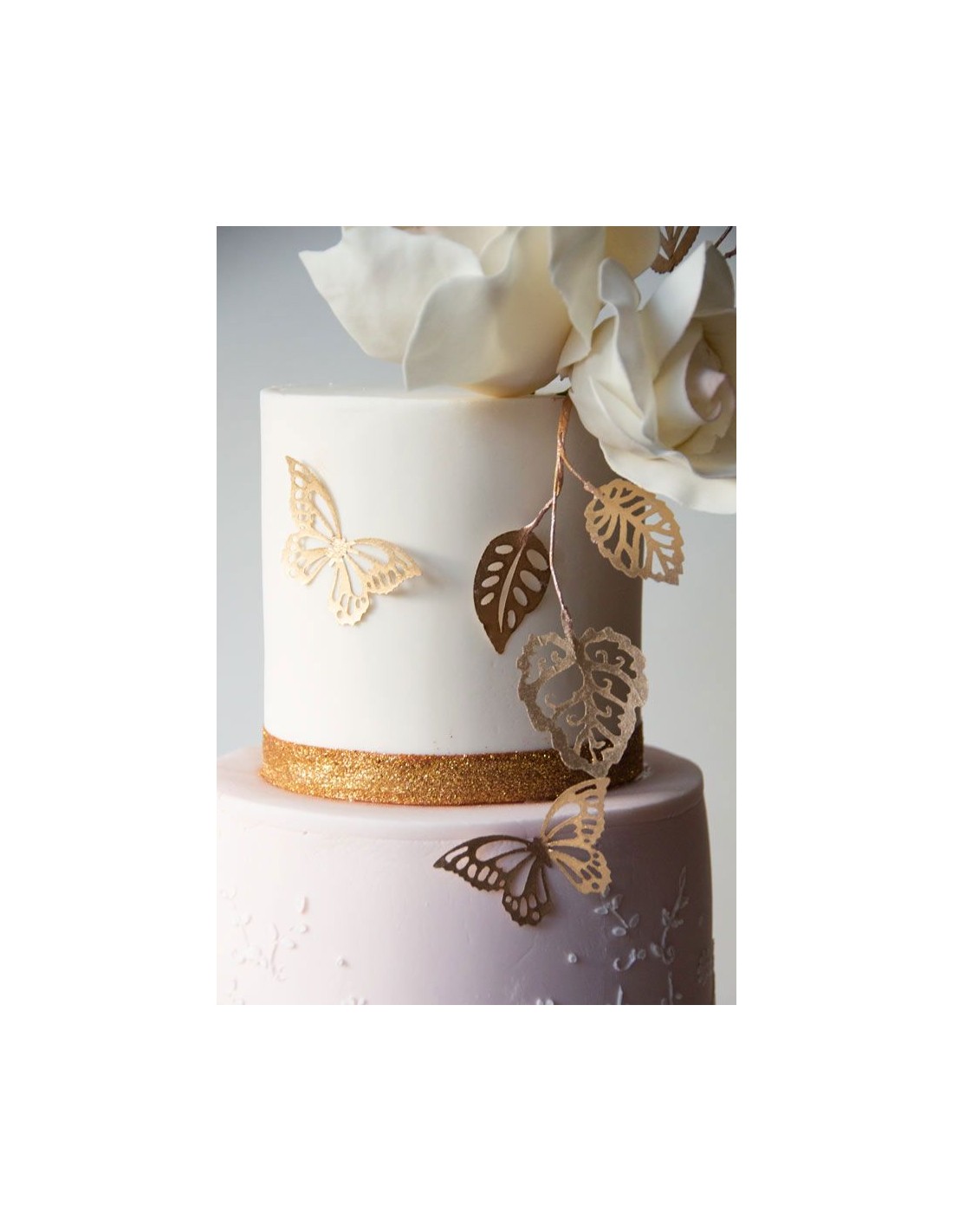 Mariposas oblea doradas Mariposas oblea doradas