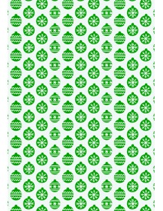 Chocotransfer Bolas Verdes Navidad