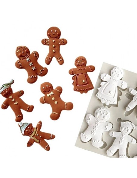 molde silicona Gingerbread