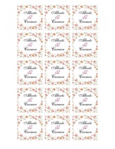 Papel Azúcar Galletas Boda 2