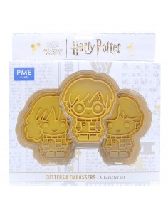 Set 3 Cortadores + marcadores Harry Potter