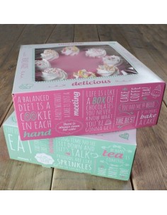 Cajas para tartas frases FunCakes 2