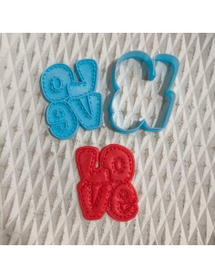 Cortador + marcador Love 2