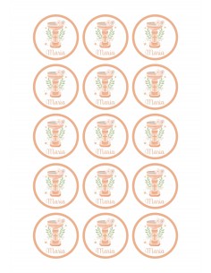 Papel de azúcar Cáliz para galletas