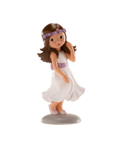 Figura niña comunión para tarta