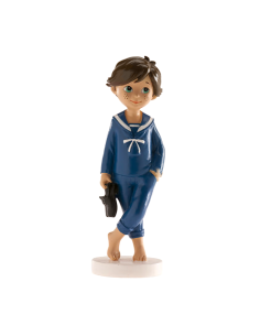 Figura niño comunión marinero descalzo