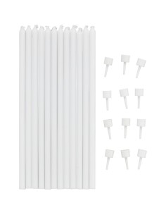 Velas blancas 15 cm 2