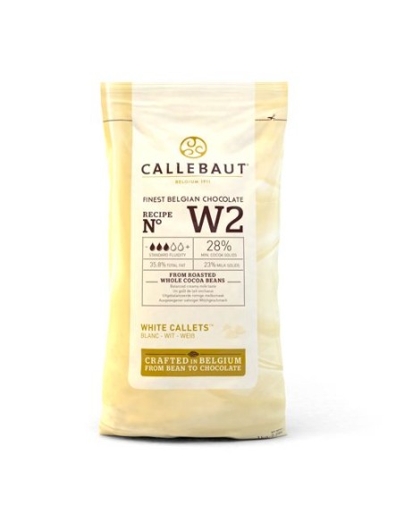 Callets Chocolate blanco 28% Callebaut 1kg