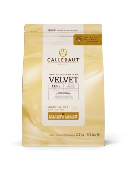 Callets Chocolate blanco 32% Callebaut 2,5kg