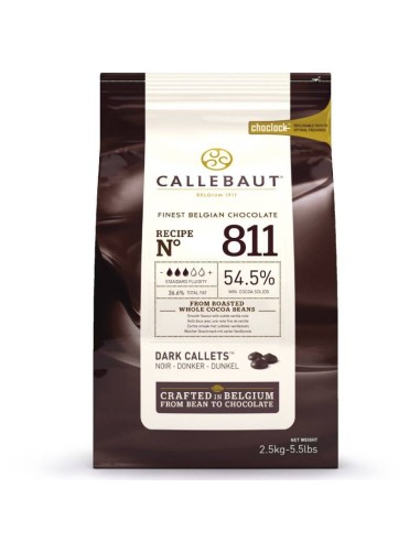 Callets Chocolate oscuro 54% Callebaut 2,5kg