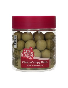 Bolas crujientes de chocolate Verde Olivo Mate
