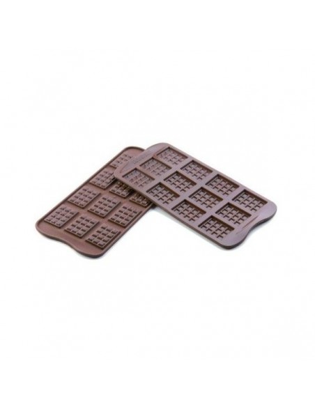 Molde silicona tabletas chocolate