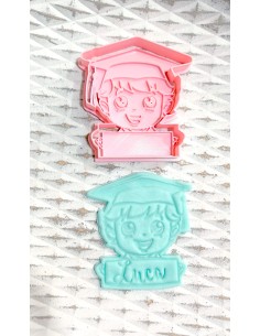 Cortador Niño Graduación con marcador 2