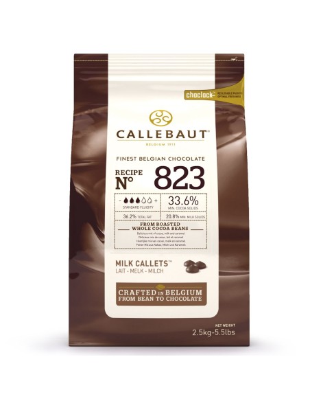 Callets Chocolate con leche 33,6% Callebaut 2,5kg