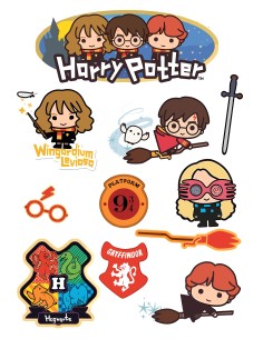Papel de azúcar figuras infantiles Harry Potter