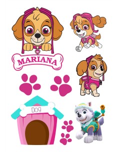 Papel de azúcar figuras Sky Patrulla Canina