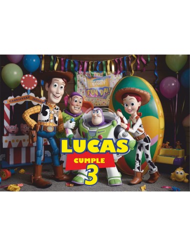 Papel de azúcar Toy Story personalizado rectangular