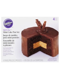 Mini Moldes Bizcochos Rellenos Wilton 2