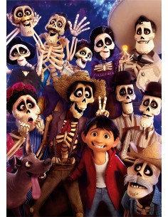 Papel de azúcar película Coco rectangular