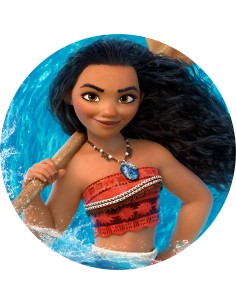 Papel de azúcar Vaiana para tarta