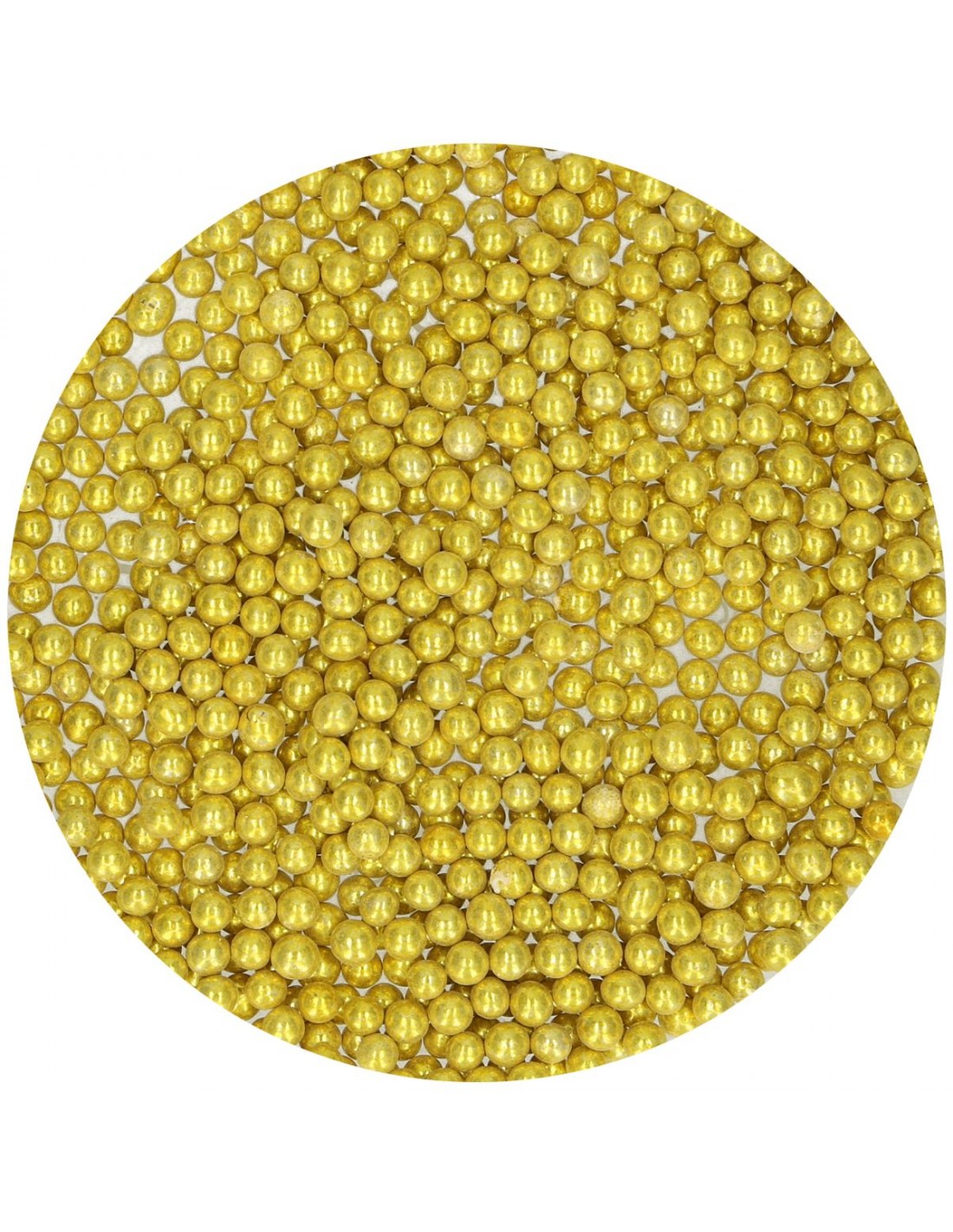Perlas comestibles dorado metálico Perlas comestibles dorado metálico