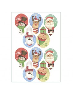 Discos de oblea Navideños para cupcakes 2