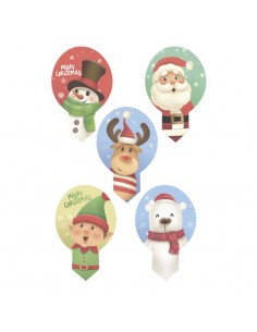 Discos de oblea Navideños para cupcakes