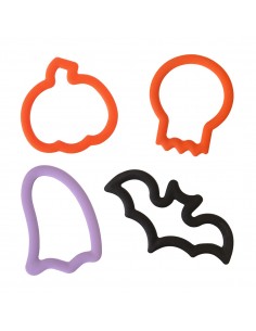 Set 4 Cortadores Halloween agarre suave 2