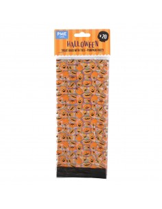 20 Bolsas para dulces Calabazas de Halloween