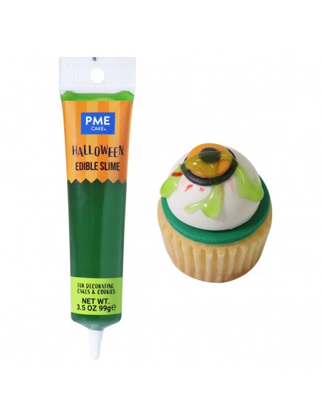 Gel comestible verde