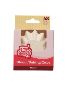Cápsulas para cupcakes Bloom Blancas 2