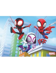 Papel de azúcar Spidey rectangular
