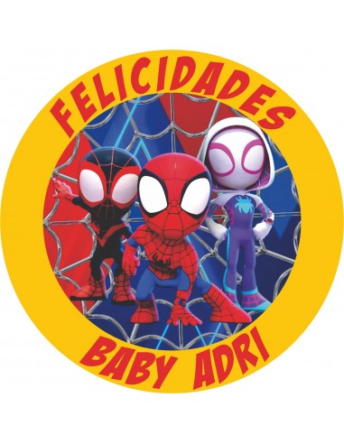 Papel de azúcar Spidey personalizado