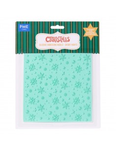 Tapete en Relieve de Fondant Copos de Nieve