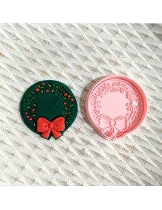 Cortador + marcador Corona Navideña