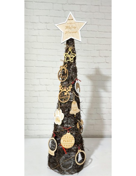 Estrella para el árbol de Navidad personalizada