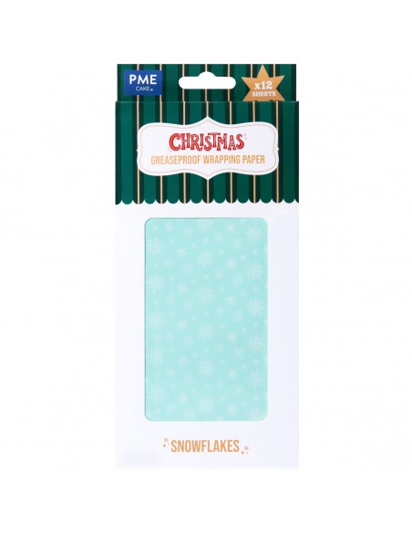 Papeles Encerados Copos de Nieve