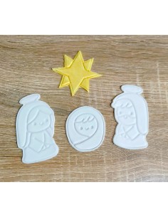 Cortadores + marcadores Figuras de Belén 2